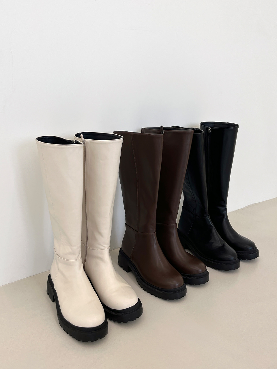 Slim high Boots_Long (4 color)