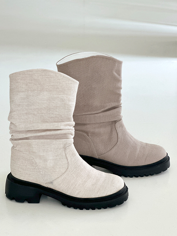 Linen Boots (2 color)